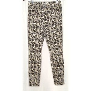 Good American Good Legs Snake Animal Print High Rise Skinny Jeans Size 6/28